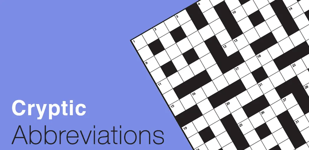 Cryptic Abbreviations